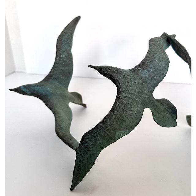 Figurative Patinated Cast Iron Sculpture For Sale - Image 3 of 6