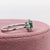 Zambian Emerald Ring With Diamond Accents: Solid 14k Gold, Asscher Cut 5mm, Size 6.75 For Sale In Columbus - Image 6 of 7