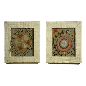 Pair of Antique Suzani Wall Hanging