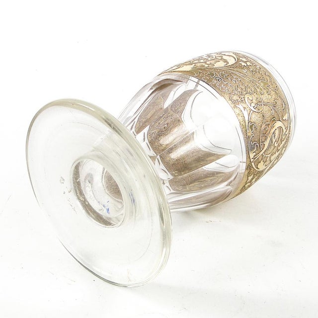 Glass Former Czechoslovakian Art Deco Candyer from Moser, 1930s For Sale - Image 7 of 15