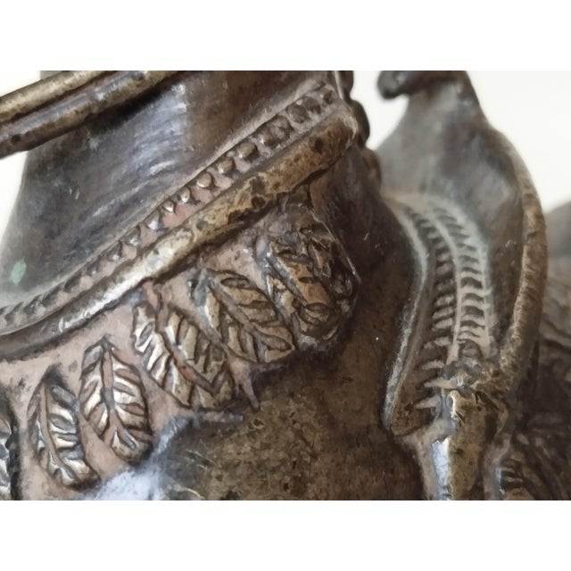 Antique Bronze Horse with Wheels For Sale - Image 11 of 14