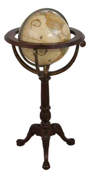 Maitland Smith Replogle Globe on Mahogany Stand