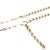 Modern 14k Gold Convertible Paperclip & Round Link Chain Necklace For Sale - Image 3 of 9