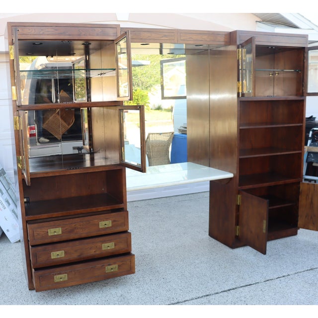 WELCOME AND THANK YOU FOR TAKING THE TIME TO LOOK!! Absolutely gorgeous, Stunning, A substantial vintage wall unit by...