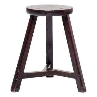 Chinese Lotus Flower Stool, C. 1900 For Sale