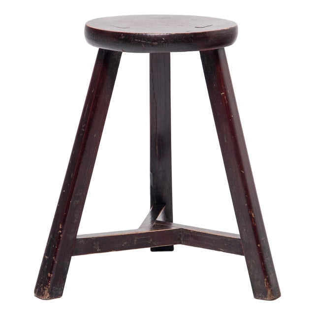 Chinese Lotus Flower Stool, C. 1900 For Sale