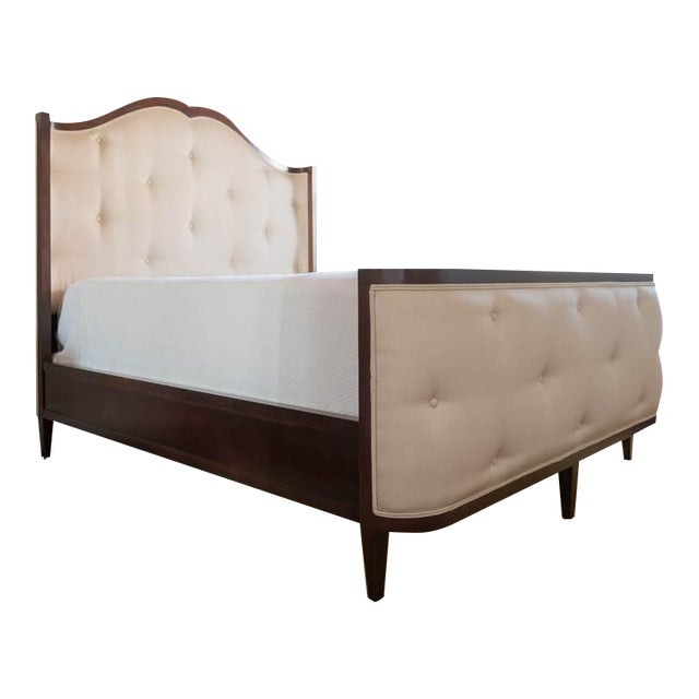 Century Furniture "Omni" Upholstered Queen Bed | Chairish