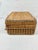 Add a touch of timeless charm to your outdoor adventures or home decor with this gorgeous vintage woven wicker/rattan...