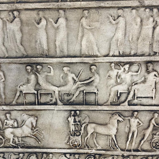 Greek Bas-Relief Frieze, 1800s, Stucco For Sale - Image 6 of 16