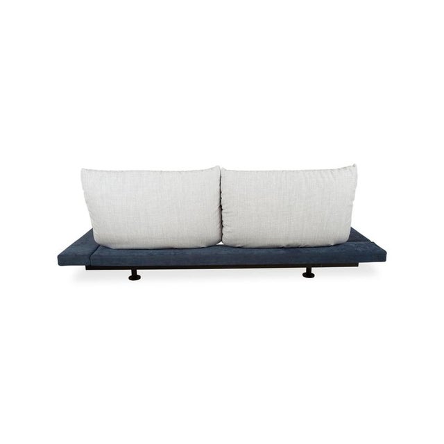 Blue-Grey Double Bed by Peter Maly for Ligne Roset For Sale - Image 11 of 14