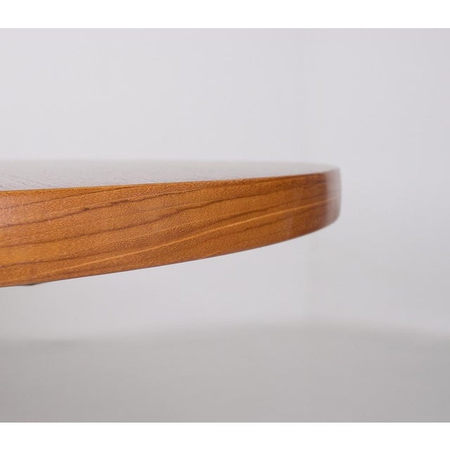 Mid-Century Modern Round Teak Table with Two Extensions from AM Møbler, Denmark, 1970s For Sale - Image 3 of 12