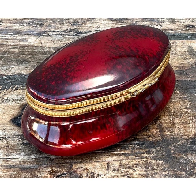 Vintage Paul Milet for Sevres Porcelain Box For Sale - Image 11 of 12