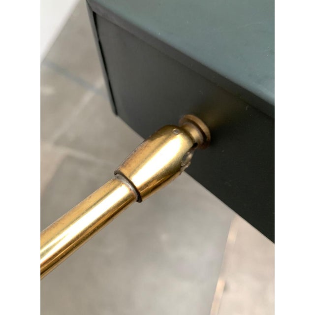 Metal Mid-Century German Minimalist Perforated Wall Lamp, 1960s For Sale - Image 7 of 18