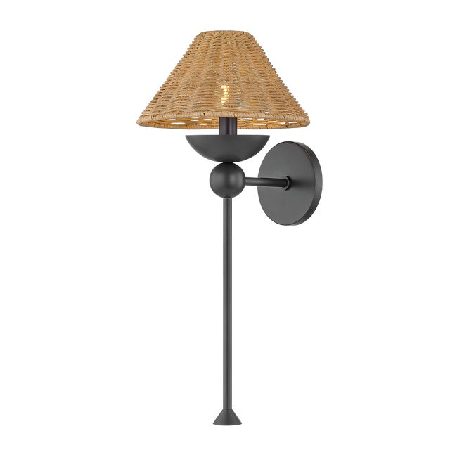 Mitzi Mitzi Perilla 9.5 in. 1 Light Wall Sconce in Old Bronze Finish For Sale - Image 4 of 4