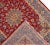 Beautiful vintage Persian Isfahan hand-knotted wool rug with a red field. This piece has a multi-color accent in an all-...