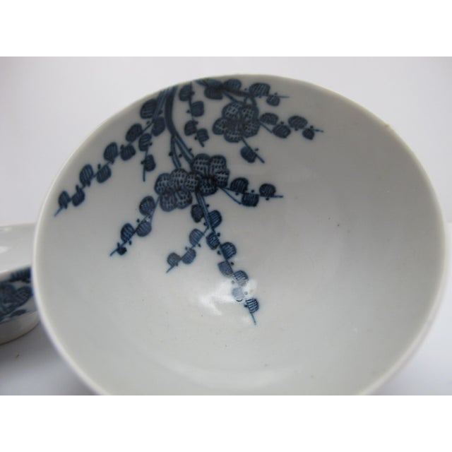 Ceramic Japanese Sometsuke Blue Porcelain Soup or Rice Bowl With Lid For Sale - Image 7 of 11