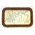 Vintage SeaCraft Solid Mahogany Stamford Harbor Nautical Chart Tray For Sale
