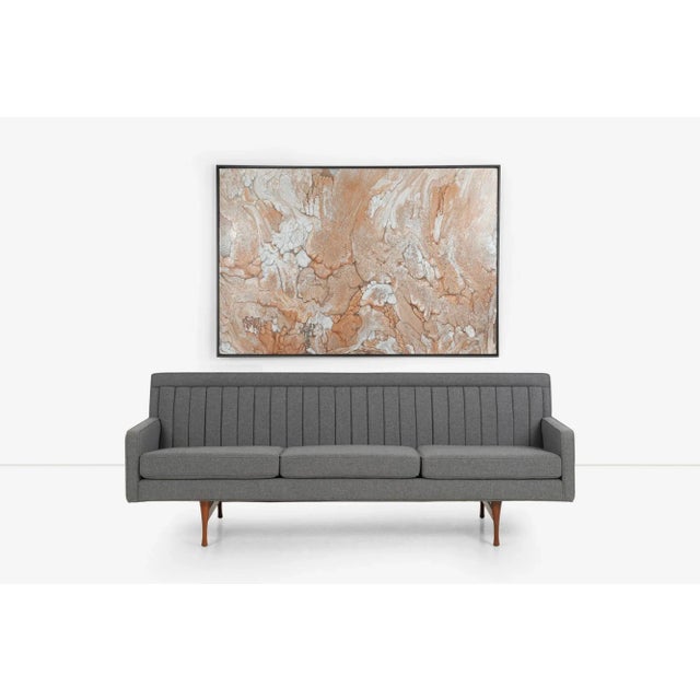 1970s Richard Mann Painting, Framed For Sale In Chicago - Image 6 of 6