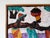 Vintage African Batik Wall Hanging Painting For Sale - Image 4 of 11