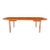 Vintage Danish Modern Teak Dining Table With Carved Tapered Legs For Sale