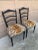 Mid 19th Century A Pair of Ebonized Opera Chairs in Tiger Upholstery For Sale - Image 5 of 14
