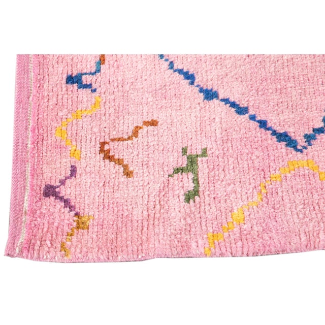 21st Century Modern Moroccan Style Wool Runner For Sale In New York - Image 6 of 10