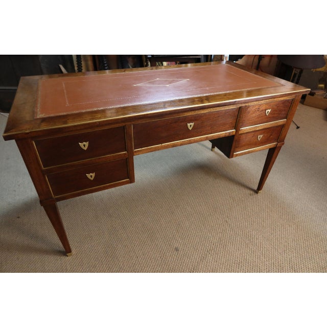 Louis XVI Style Desk, 1890s For Sale - Image 9 of 10