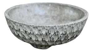 Large Brutalist Patineted Planter in Concrete