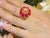 Bochic "Capri" Vintage Ruby & Diamond Ring Set In 18K Gold & Silver For Sale - Image 16 of 18