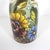 Ceramic Vintage Hand Painted Floral Italian Ceramic Vase or Carafe Signed s.c. Castelli For Sale - Image 7 of 11