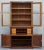 Brown Light Hardwood Secrétaire Bookcase with Brown Leather Surface For Sale - Image 8 of 18