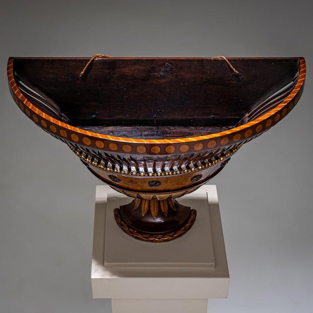 Wall-Mounted Flower Basket, 1800s For Sale - Image 5 of 12