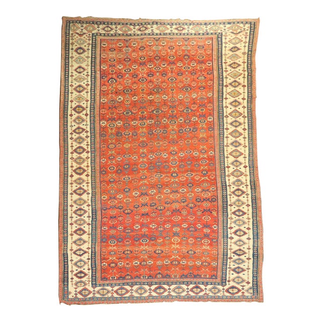 Zabihi Collection Tribal Oversize Persian Bakshaish Rug For Sale
