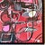 Cerise Vintage Abstract Signed Original Oil on Paper For Sale - Image 8 of 13