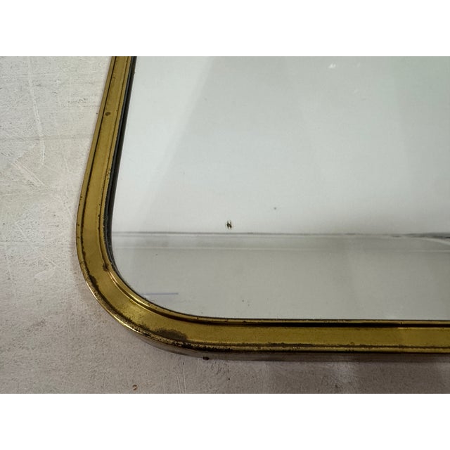 Vintage Brass Mirror by Munchner Zierspiegel, 1960s For Sale - Image 3 of 13