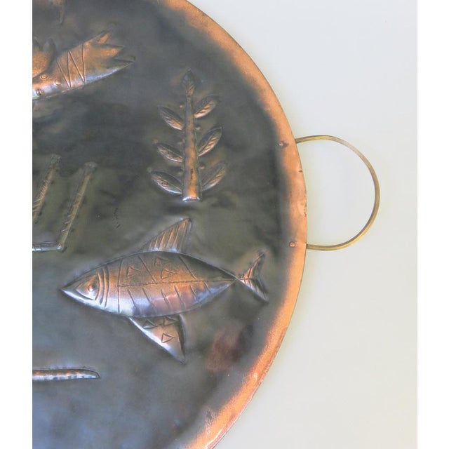 Wall Decoration in Copper & Brass, 1960s For Sale - Image 18 of 18