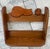 Vintage Late 20th Century Solid Oak Cat Wall Shelf For Sale - Image 4 of 9