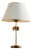 Vintage Gold-Painted Table Lamp, 1970s For Sale
