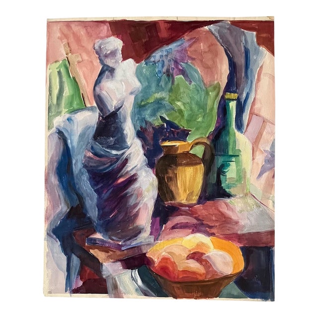 Ruth Dickinson Watercolour Painting on Arches Paper For Sale