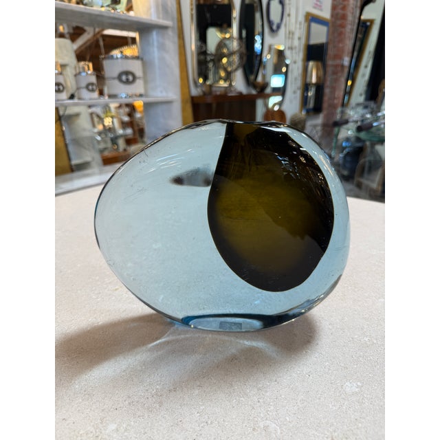 1950s “Valva” Murano Glass Vase by Flavio Poli for Seguso, Italy, 1960s For Sale - Image 5 of 6