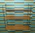 Mid-Century Modern String Shelves in Medium Brown Wood, 2 Black Ladders, 1960s For Sale - Image 13 of 13