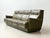 Olive Green Leather Sofa, 1970s For Sale - Image 9 of 16