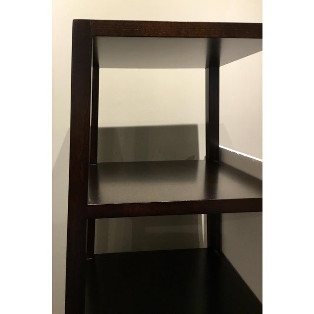 Modern Baker Dark Walnut Finished Etagere Chairish