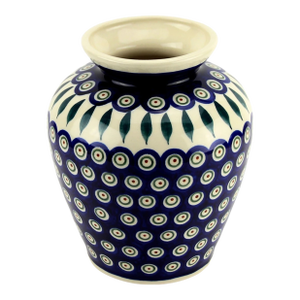 Vintage Polish Pottery Market Flower Vase by Zaklady Boleslawiec