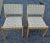 Pair of Jens Risom Style Cotton Canvas Webbed and Maple Chairs in great vintage condition. Measures 19.5" in width, 19.5"...
