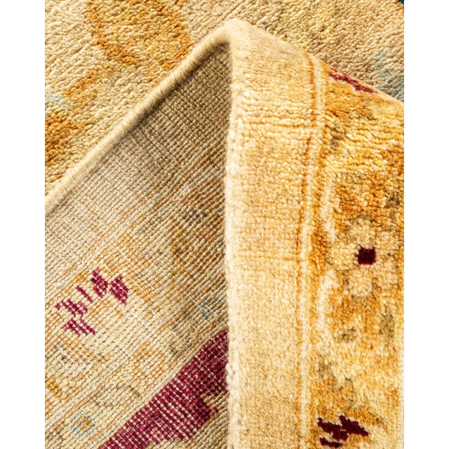 Mogul, One-of-a-Kind Hand-Knotted Area Rug - Yellow, 6' 1" x 9' 2" For Sale In New York - Image 6 of 8