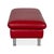 Animal Skin Loop Stool in Red Leather from Willi Schillig For Sale - Image 7 of 8