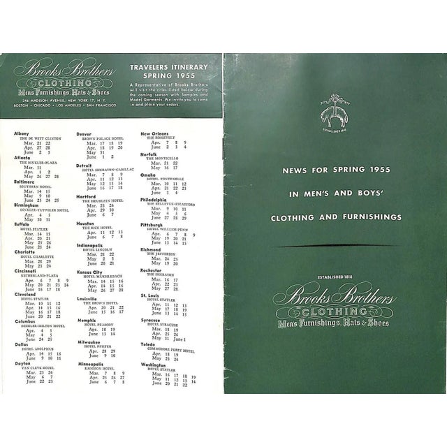 Brooks Brothers News for Spring 1955 in Men's and Boys' Clothing and Furnishings For Sale - Image 10 of 10