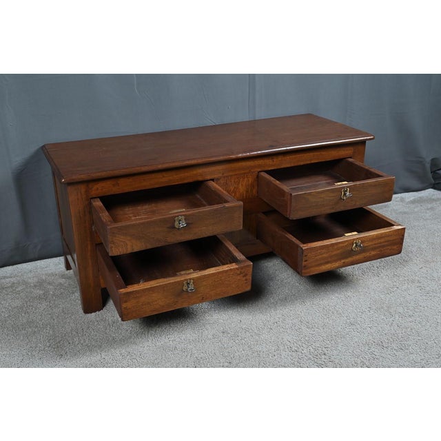 Small Teak Chest from Pondicherry, 1890s For Sale - Image 16 of 18