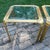 1970s Pair of Vintage Modern John Widdicomb Brass and Glass Top Tables For Sale - Image 5 of 6